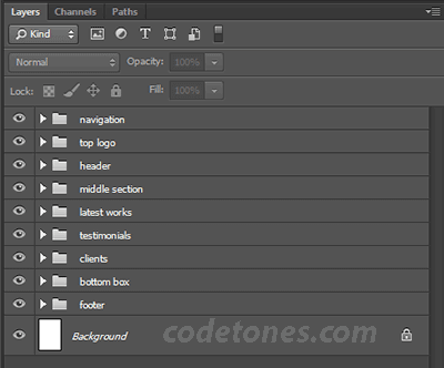 PSD file content