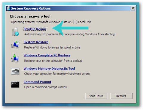 Reset forgotten windows password